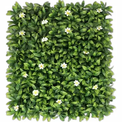 Produktbild von KRUMAD Künstliche Pflanzenwand Buchsbaum Sichtschutz 60x40 cm Grün UV Beständig Buchsbaumplatte Hecke Garten Deko