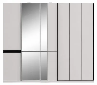Image de Armoire moderne et minimaliste avec miroir et tiroirs