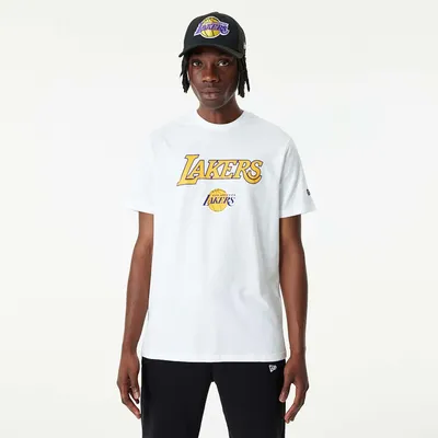 Produktbild von New Era T-Shirt NBA Team Logo Los Angeles Lakers white L