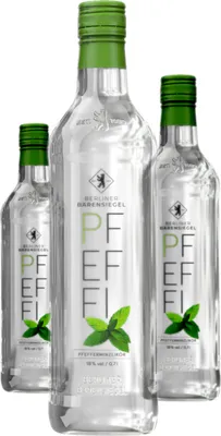 Produktbild von 3 x Berliner Bärensiegel PFEFFI Pfefferminzlikör