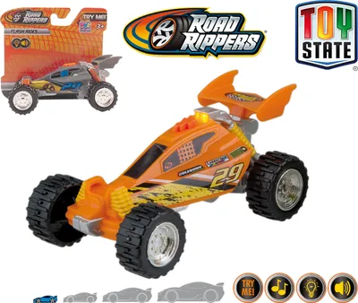 Produktbild von Happy People Toy State - Flash Rides TM Sand Scorcher - Buggy, Licht & Sound, Ready to Run - Road Rippers; 35912