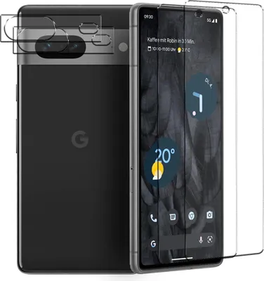 Produktbild von Panzerglas für Google Pixel 7 Schutzfolie 2x Kamera Schutzglas Folie 2x Panzerfolie