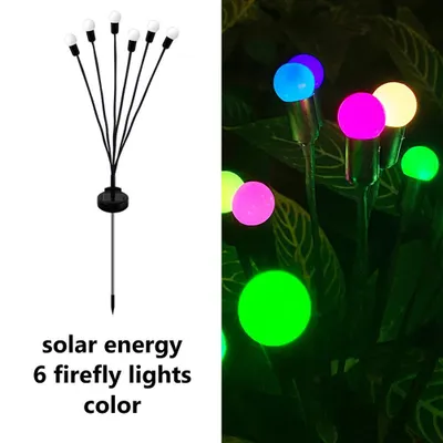 Obrázek produktu pro Solární LED závěsná světla, světlušky, venkovní solární světla na dvoře, kůlové lampy