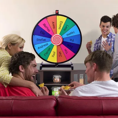 Produktbild von GOPLUS Gluecksrad 18" Lotteriespiele Preisrad Glueckspiel
