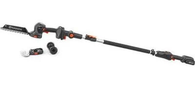 Immagine prodotto di Cesoie per arbusti a batteria con manico telescopico Husqvarna Aspire SE20-P4A, set con batteria da 2 Ah e caricabatteria