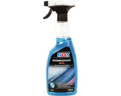 Obrázek produktu pro Rozmrazovač skel automobilů ROX s mechanickým rozprašovačem 750 ml