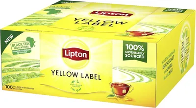 Produktbild von Lipton - Yellow Label Schwarzer Tee - 100 Teebeutel