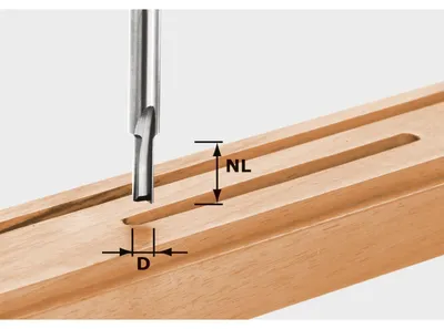 Image de Festool HW S8 D6/14 Écrou 6 x 14 x 55 x 8 mm ( 490955 ) pour Dfonceuse OF 900, OF 1000, OF 1010, OF 1010 R, OF 1400, OF 2000, OF 2200
