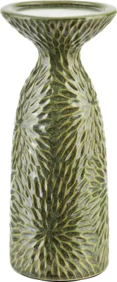 Produktbild von Kerzenhalter Keramik Yarine YARINE GREEN 11x10x25,5 cm Grün 1 Stück