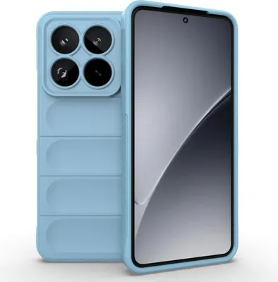 Produktbild von Mobigear Bumpy  Xiaomi 15 Pro Hülle Flexibles TPU Backcover - Blau