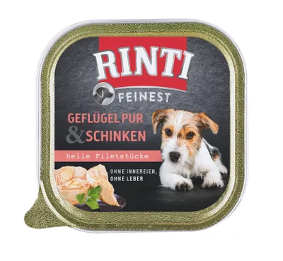 Produktbild von RINTI Feinest, Adult, Schinken, Geflügel, 150 g
