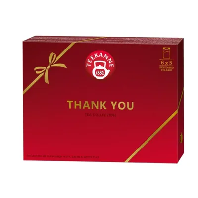 Produktbild von TEEKANNE - Thank you Collection - Natürliche Tee-Mischung - 6 x 5 Teebeutel (56,25 g)