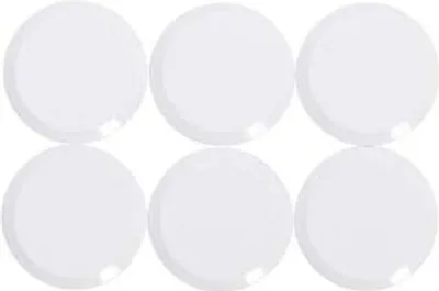 Produktbild von MAUL Magnet MAULpro rund 6 Stück 0,3 kg Kunststoff Ferrit bruchsicher erodiert lackiert Ø 2 x 0.75 cm weiß