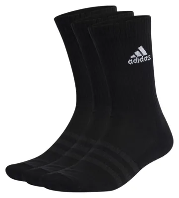 Image de Adidas - Chaussettes pour hommes/femmes unies (lot de 3) PP1411 (34 EU - 35,5 EU) (noir)