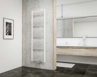 Produktbild von SCHULTE Badheizkörper Turbo 1695 x 500 mm weiß mit Mittelanschluss