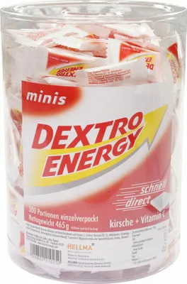 Produktbild von Dextro Energy Mini Kirsche, Traubenzuckertäfelchen, 300 Stück, 70000147