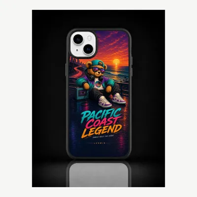 Produktbild von iPhone 15 Plus Hülle Handyhülle Schutzhülle Case mit Pazifikküste Motiv – LUNØIR ©