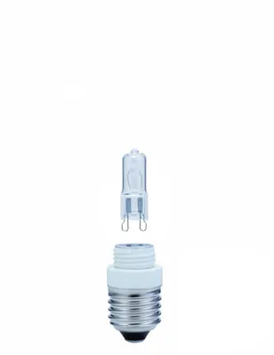 Produktbild von Paulmann Sockelset Minihalogen EEK D E27/20W klar 230V