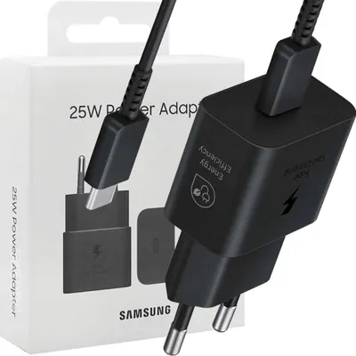 Immagine prodotto di Ład. Siec. Samsung Ep-T2510Xb 25W Carica rapida + cavo Usb-C/Usb-C Czarny/Nero