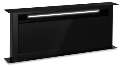 Produktbild von Klarstein Downdraft-Dunstabzugshaube 90cm, Versenkbare Dunstabzugshaube Abluft/Umluft für die Küche, 682m³/h Luftstrom, 8 Modi Abzug Leise mit LED-Licht und Timer, Abzugshaube ohne Rohr, Schwarz 90 cm