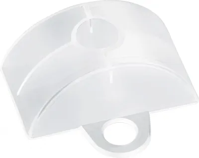 Produktbild von Gutta Abstandshalter Sinus 76/18 für Kunststoffplatten transparent Pack = 100 St