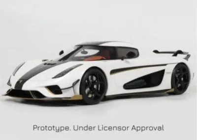 Immagine prodotto di GT Spirit 1:18 Koenigsegg Regera Record 2023 - bianco