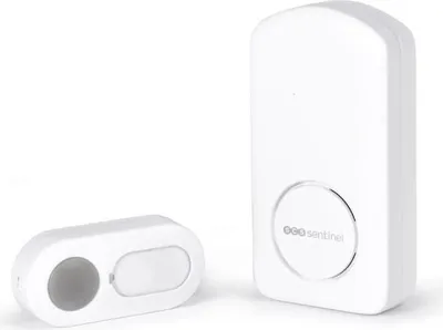 Zdjęcie produktu dla Dzwonek Bezprzewodowy SCS SENTINEL OneBell 200, Zasięg 200m, 15 Melodii, Wodoodporny IP55