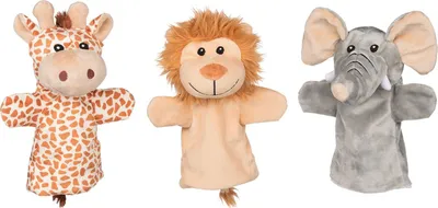 Produktbild von Handpuppen Wilde Tiere