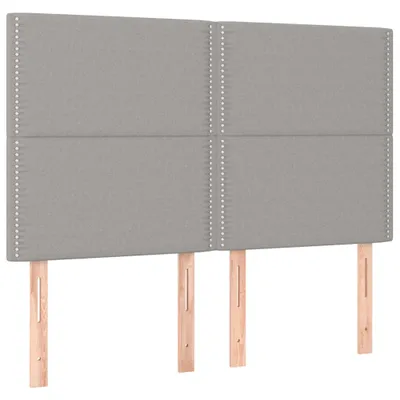Produktbild von VidaXL 3116190, Hellgrau, Polyester, Holz, 1440 mm, 118 cm, 128 cm, 50 mm