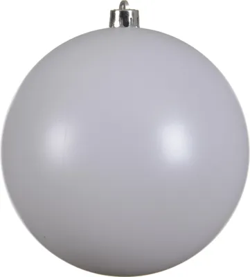 Produktbild von Weihnachtskugeln Kunststoff 14cm 1 Stück - Winterweiß