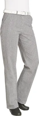 Obrázek produktu pro Dámské kuchařské kalhoty Leiber 08/290/25 černá/bílá-40