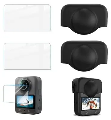 Zdjęcie produktu dla Folia ochronna szkło hartowane osłona obiektywu dji osmo 360 zestaw