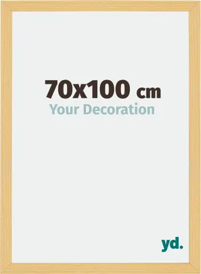 Produktbild von Bilderrahmen, 70x100 cm, Buche Nachbildung, MDF, Mura