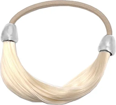 Produktbild von A&A Haargummi Haarbinder blond mit Kunsthaar
