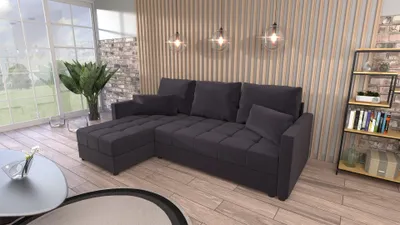 Obrázek produktu pro Sedací souprava do L KLAVERA 1 - tmavě šedá 2