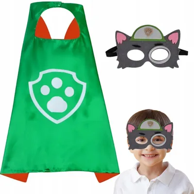 Produktbild von Hopki Paw Patrol Rocky Kostüm mit Maske und Umhang