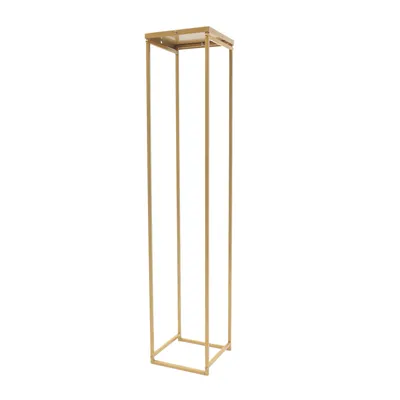 Zdjęcie produktu dla Metalowy stojak na kwiaty dekoracje ślubne stołek na kwiaty metalowy stojak na stół stojak prezentacyjny wystrój imprezy złoto 100cm