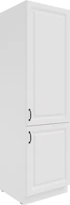 Produktbild von Küchen Hochschrank 60 cm Stilo Weiss Küchenzeile Küchenblock