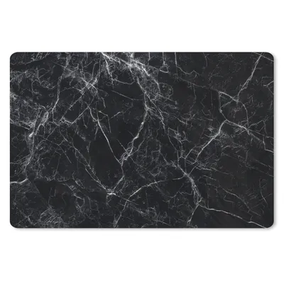 Produktbild von MuchoWow® Mauspad Mousepad Marmor - Stein - Linie - Marmoroptik - Schwarz - Luxus 27x18 cm - Mousepads - Maus Mat - Pad - Mausunterlage - Büroartikel - Desk Matten
