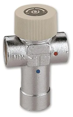 Obrázok produktu pre Termostatický zmiešavací ventil pre TV - 1˝F, Kv 2,75, + 30 °C až + 48 °C IVAR.C 520