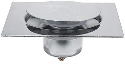 Immagine prodotto di Scarico doccia in acciaio inossidabile Unyqoos® con protezione anti-insetti – Scarico a pavimento per bagno e cucina, resistente alla ruggine, facile da pulire, montaggio semplice, versatile