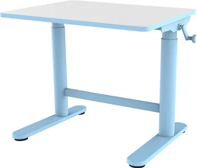 Zdjęcie produktu dla Biurko dziecięce XD z regulacją wysokości 49-70cm, biurko szkolne, biurko, biurko młodzieżowe Spacetronik SPEX101 (niebieski)