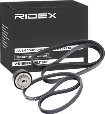 Produktbild von RIDEX 542R0769 Keilrippenriemensatz für RENAULT CLIO II (BB0/1/2, CB0/1/2)