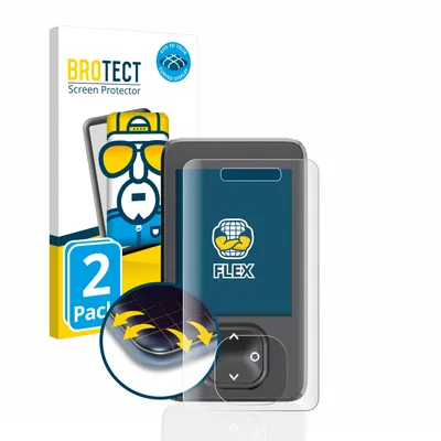 Produktbild von 2x BROTECT Fullscreen Schutzfolie für Dexcom G7 CGM Displayschutz Folie Fullcover Klar Transparent