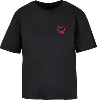 Immagine prodotto di T-shirt da uomo Urban Classics Snakes Heart Tee nero - XS
