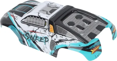 Imagen del producto de Carcasa para coche a control remoto, carcasa para coche de juguete, estructura de carcasa para coche, accesorio para carcasa de coche de juguete, carcasa de PVC para coche a control remoto