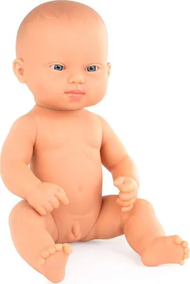 Produktbild von Miniland Kaukasische Babypuppe 32 Cm Orange  Orange One Size