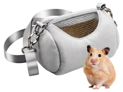 Produktbild von Transportboxen für Kleintiere, Tragbare Tasche für Hamster, Zylinder Reise Tragetasche für kleine Hunde, Trage Tasche für Vögel, Kaninchen und Meerschweinchen