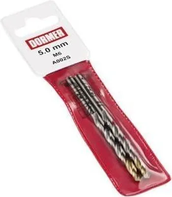 Produktbild von Spiralbohrer DIN 338 TypN A002S D.4.1mm HSS profilgeschl.Blank/TiN Zyl.schaft