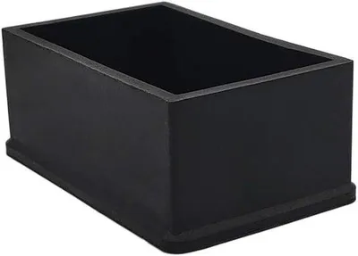 Produktbild von Famanu Stuhlstopfen - Möbelbeschützer - Bodenschutz - Antirutsch Gummi - 45 x 75 mm - Schwarz